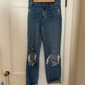 Abercrombie 90s straight ultra high rise